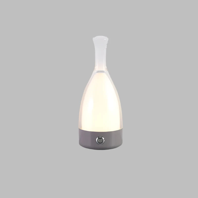 Bottlenight | Éclairage Rechargeable Élégant – Lampe en Forme de Bouteille
