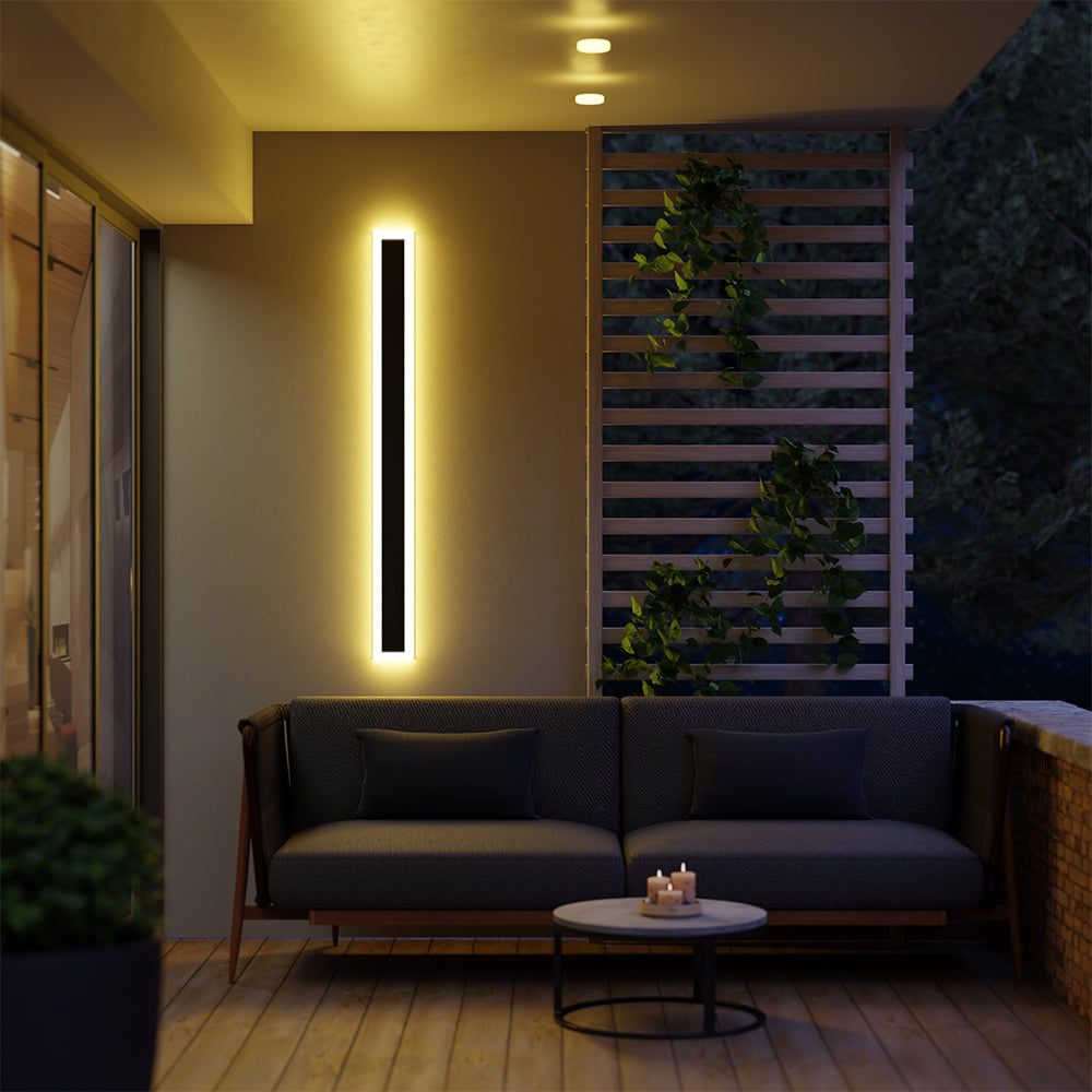 LYNQ – Applique Murale LED Extérieure Moderne pour Jardin, Terrasse et Balcon