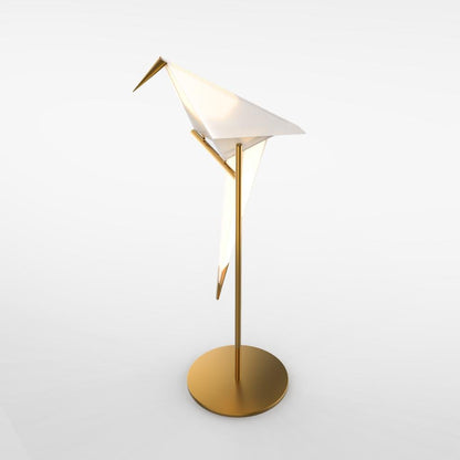 ArtiLicht | Lampe de Table Origami Grue – Design Doré Élégant – Éclairage LED