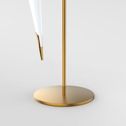 ArtiLicht | Lampe de Table Origami Grue – Design Doré Élégant – Éclairage LED