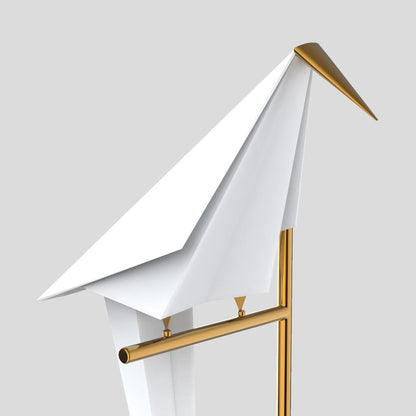 ArtiLicht | Lampe de Table Origami Grue – Design Doré Élégant – Éclairage LED