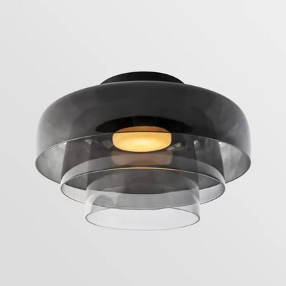 GlassLuxe – Lumière de Plafond Médiévale