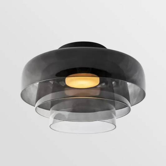 GlassLuxe – Lumière de Plafond Médiévale