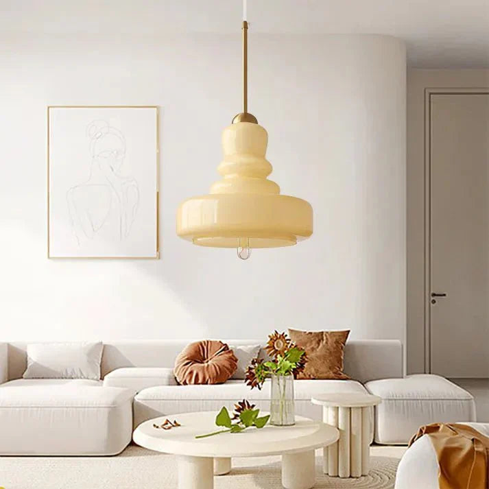 FormaLume | Plafonnier en Verre Élégant de Style Bauhaus