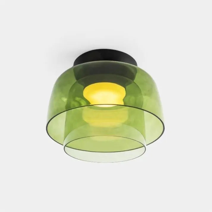 GlassLuxe – Lumière de Plafond Médiévale