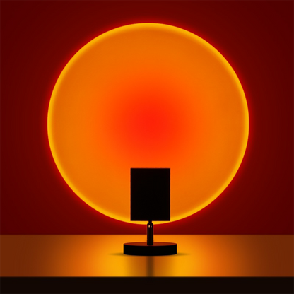 GlowBright - Lampe de Table Rétro Coucher de Soleil