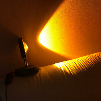 GlowBright - Lampe de Table Rétro Coucher de Soleil