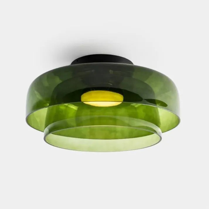 GlassLuxe – Lumière de Plafond Médiévale