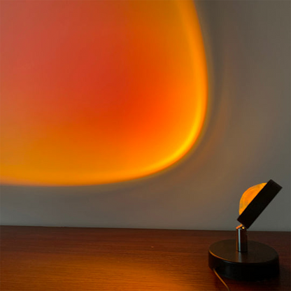 GlowBright - Lampe de Table Rétro Coucher de Soleil