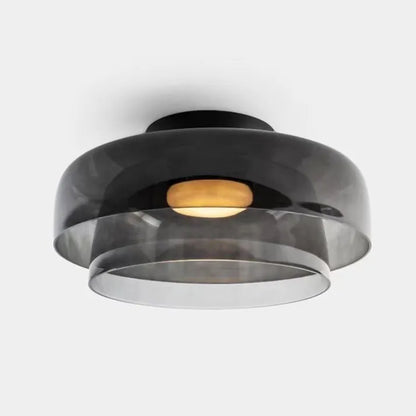 GlassLuxe – Lumière de Plafond Médiévale