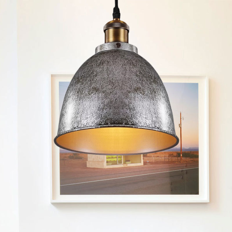 DomeLight - Suspension en fer forgé atmosphérique