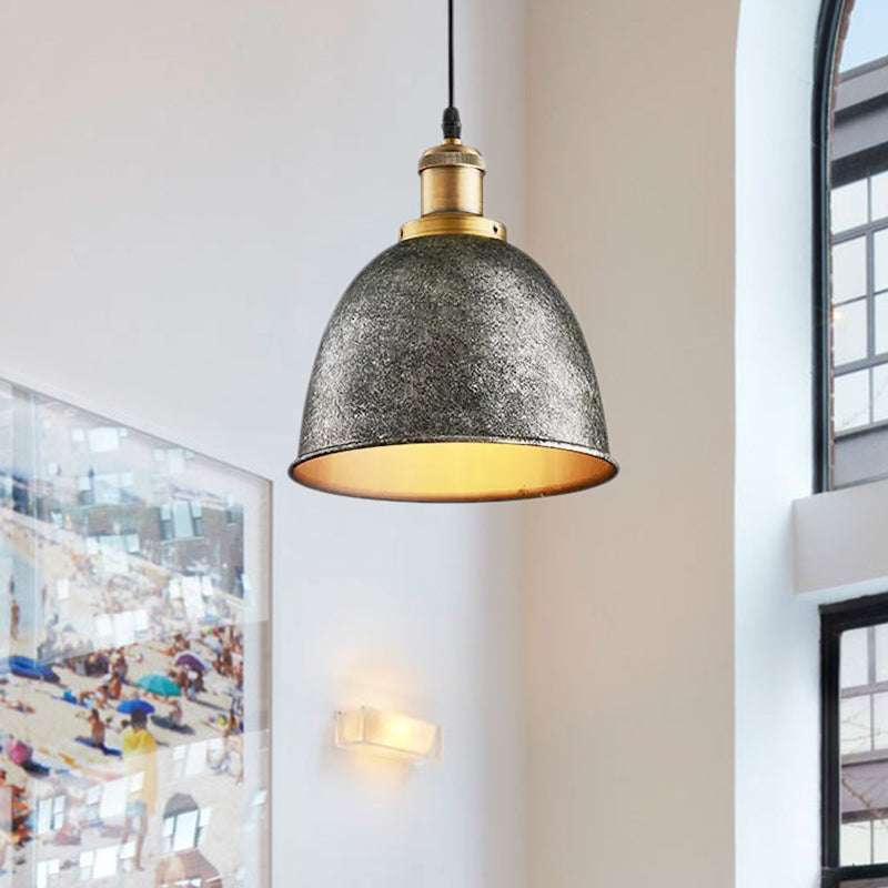 DomeLight - Suspension en fer forgé atmosphérique