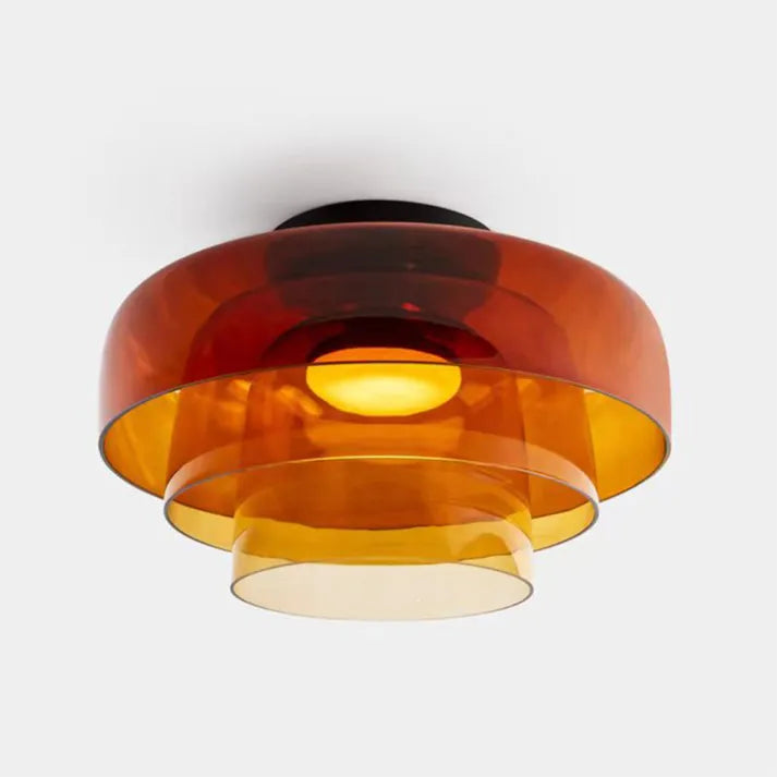 GlassLuxe – Lumière de Plafond Médiévale