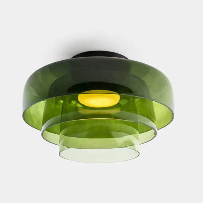 GlassLuxe – Lumière de Plafond Médiévale