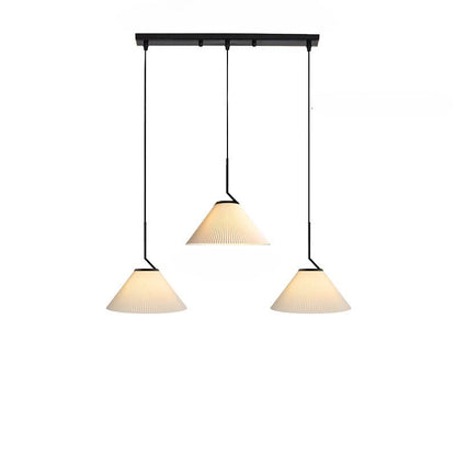CrèmeNord – Suspension Plissée au Charme Scandinave
