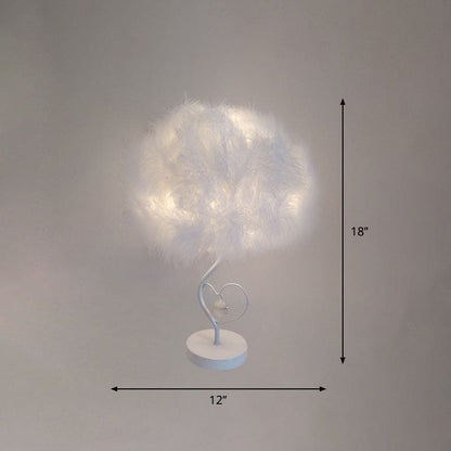 EvoGlow - Lampe de Table Scandinavian Feather Cloud