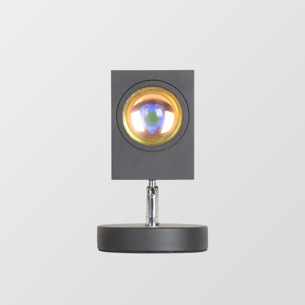 GlowBright - Lampe de Table Rétro Coucher de Soleil