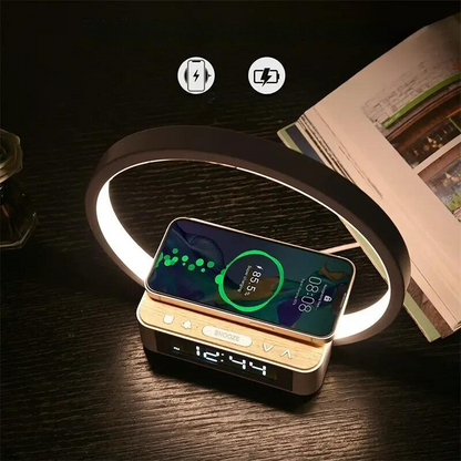 LumiClock - Lampe de Nuit 3-en-1 avec Alarme