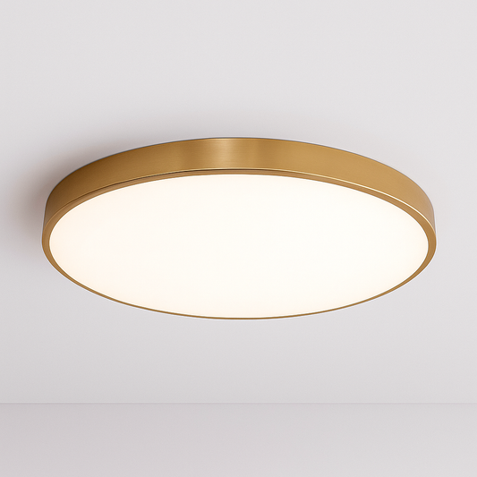 LumièreSvelte – Plafonnier LED Scandinave | Design Mince et Élégant | Noir, Blanc ou Or