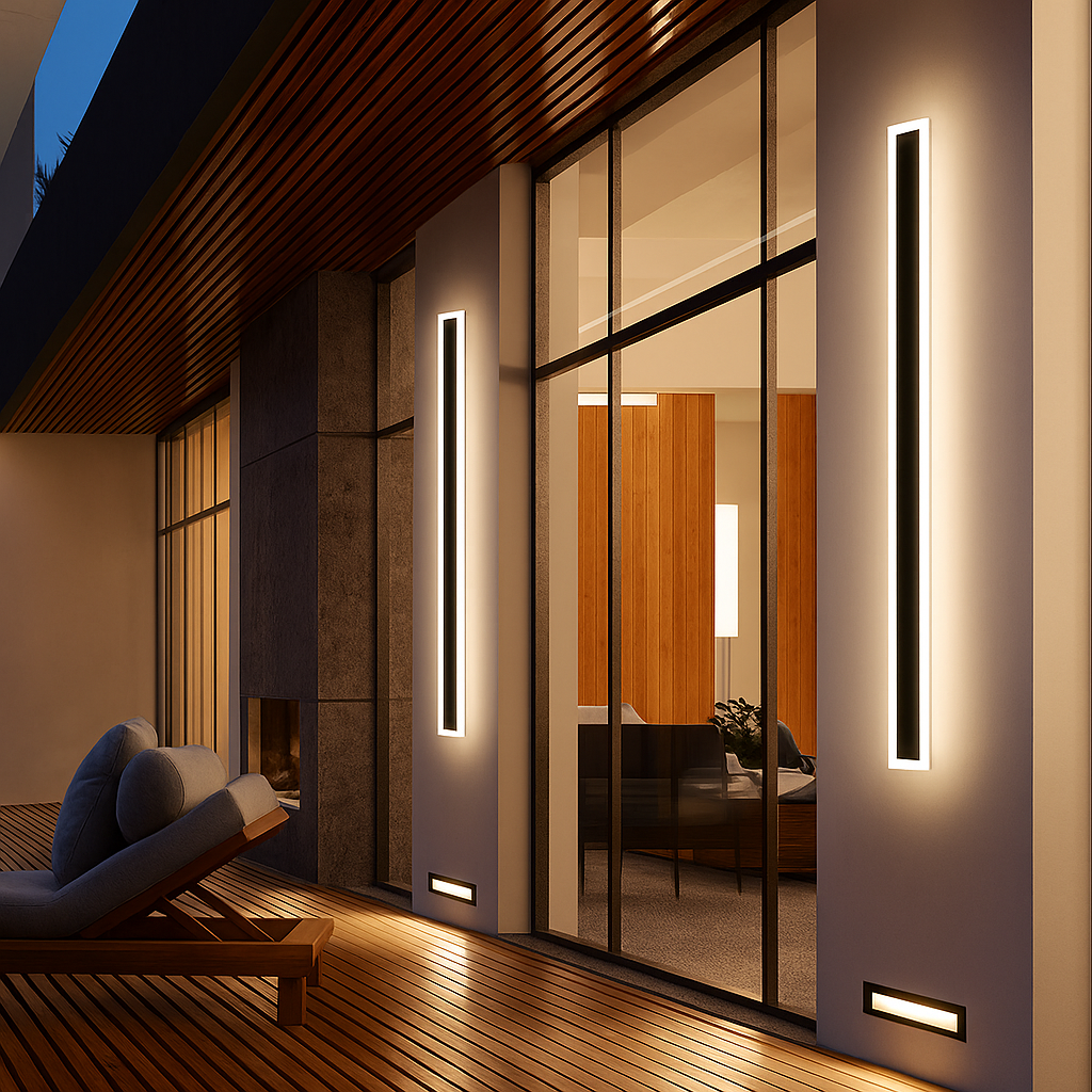LYNQ – Applique Murale LED Extérieure Moderne pour Jardin, Terrasse et Balcon