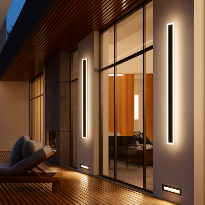 LYNQ – Applique Murale LED Extérieure Moderne pour Jardin, Terrasse et Balcon