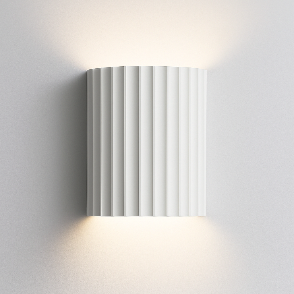 ArtiGlow | Applique Murale Moderne en Résine – Éclairage LED Artistique – 14 x 8 x 16,5 cm