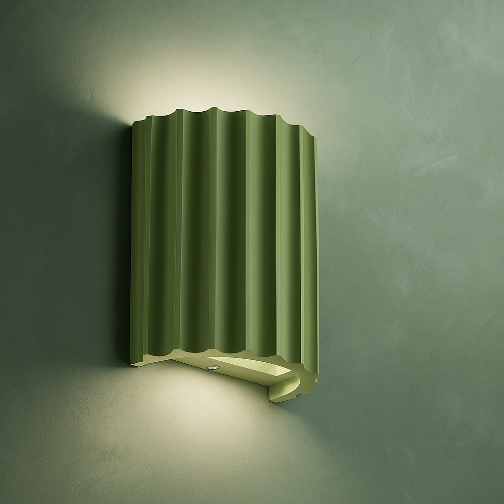 ArtiGlow | Applique Murale Moderne en Résine – Éclairage LED Artistique – 14 x 8 x 16,5 cm
