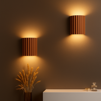 ArtiGlow | Applique Murale Moderne en Résine – Éclairage LED Artistique – 14 x 8 x 16,5 cm