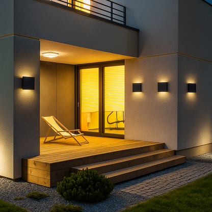 Ecobright – Applique Murale Extérieure LED à Faible Consommation – Étanche & Moderne
