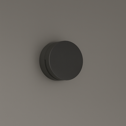 CIRVIA – Applique Murale LED Ronde Extérieure – IP65 – Métal & Verre – Lumière Chaude