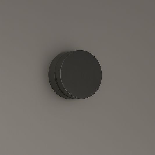 CIRVIA – Applique Murale LED Ronde Extérieure – IP65 – Métal & Verre – Lumière Chaude