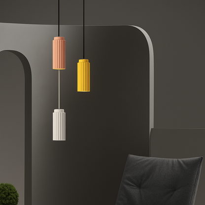 AuroraGlint – Suspension LED Scandinave au Design Minimaliste