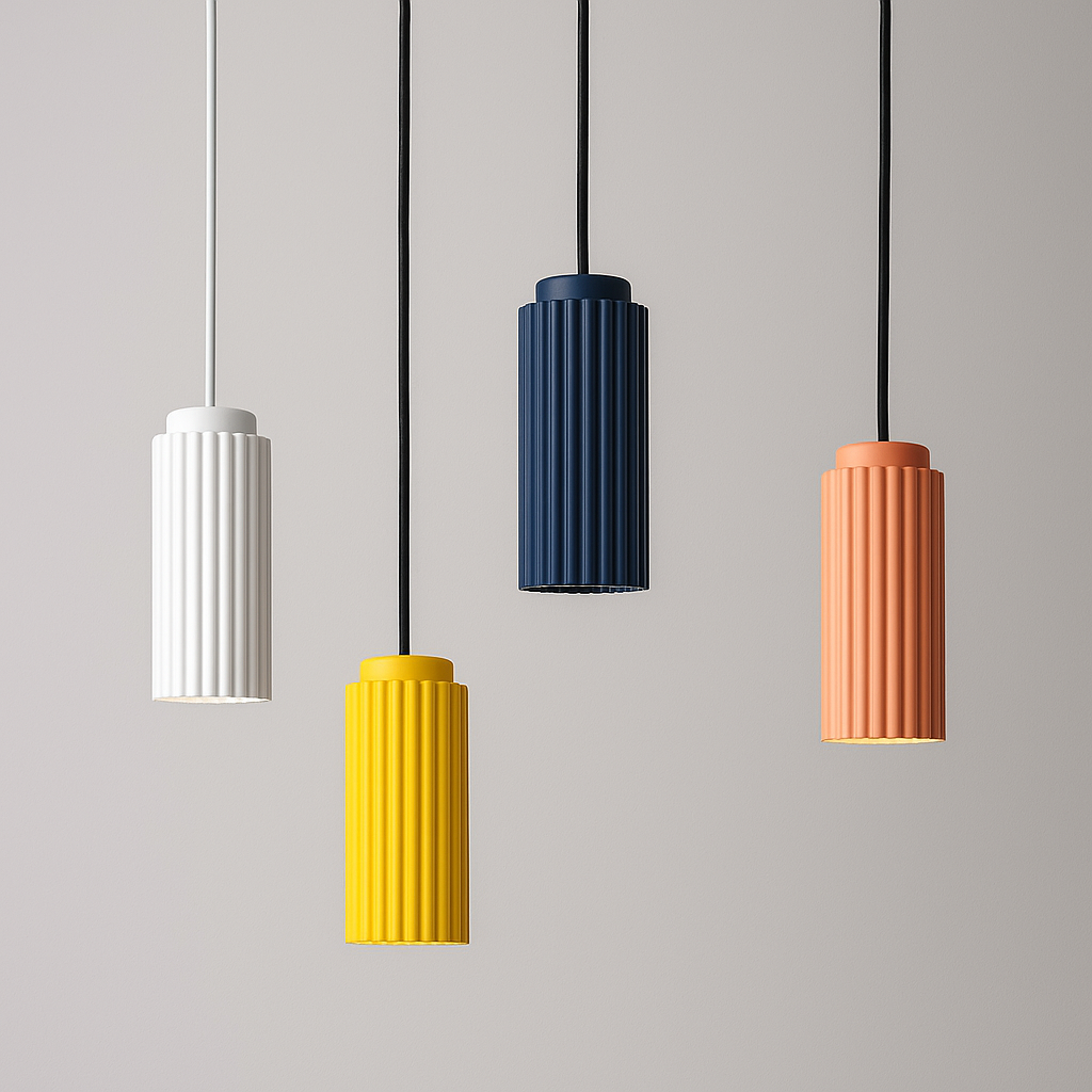AuroraGlint – Suspension LED Scandinave au Design Minimaliste