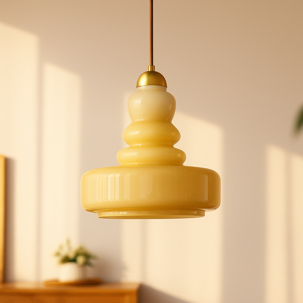 FormaLume | Plafonnier en Verre Élégant de Style Bauhaus