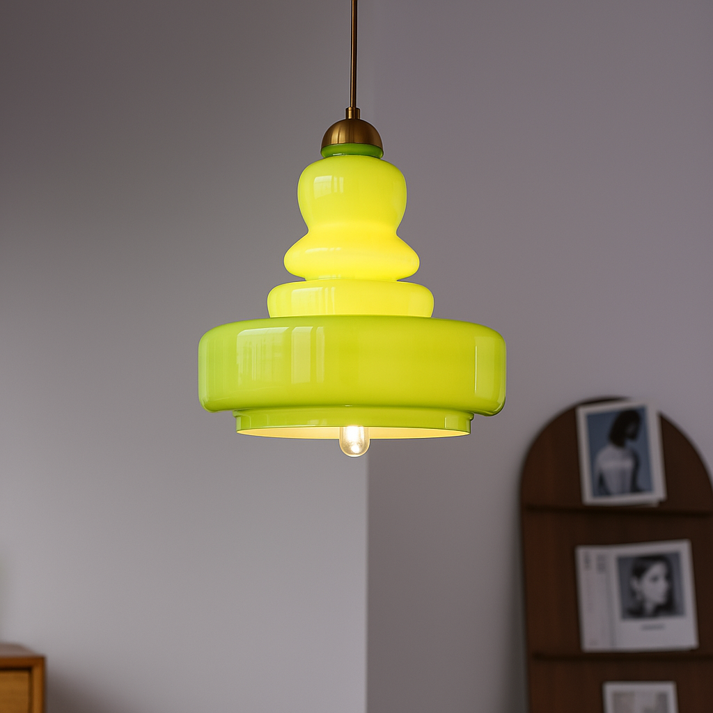 FormaLume | Plafonnier en Verre Élégant de Style Bauhaus