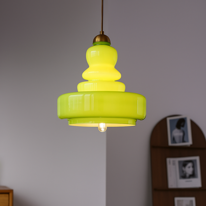 FormaLume | Plafonnier en Verre Élégant de Style Bauhaus
