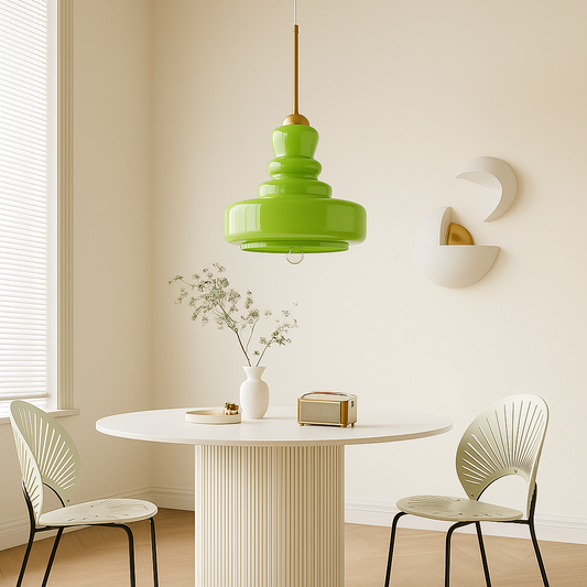 FormaLume | Plafonnier en Verre Élégant de Style Bauhaus