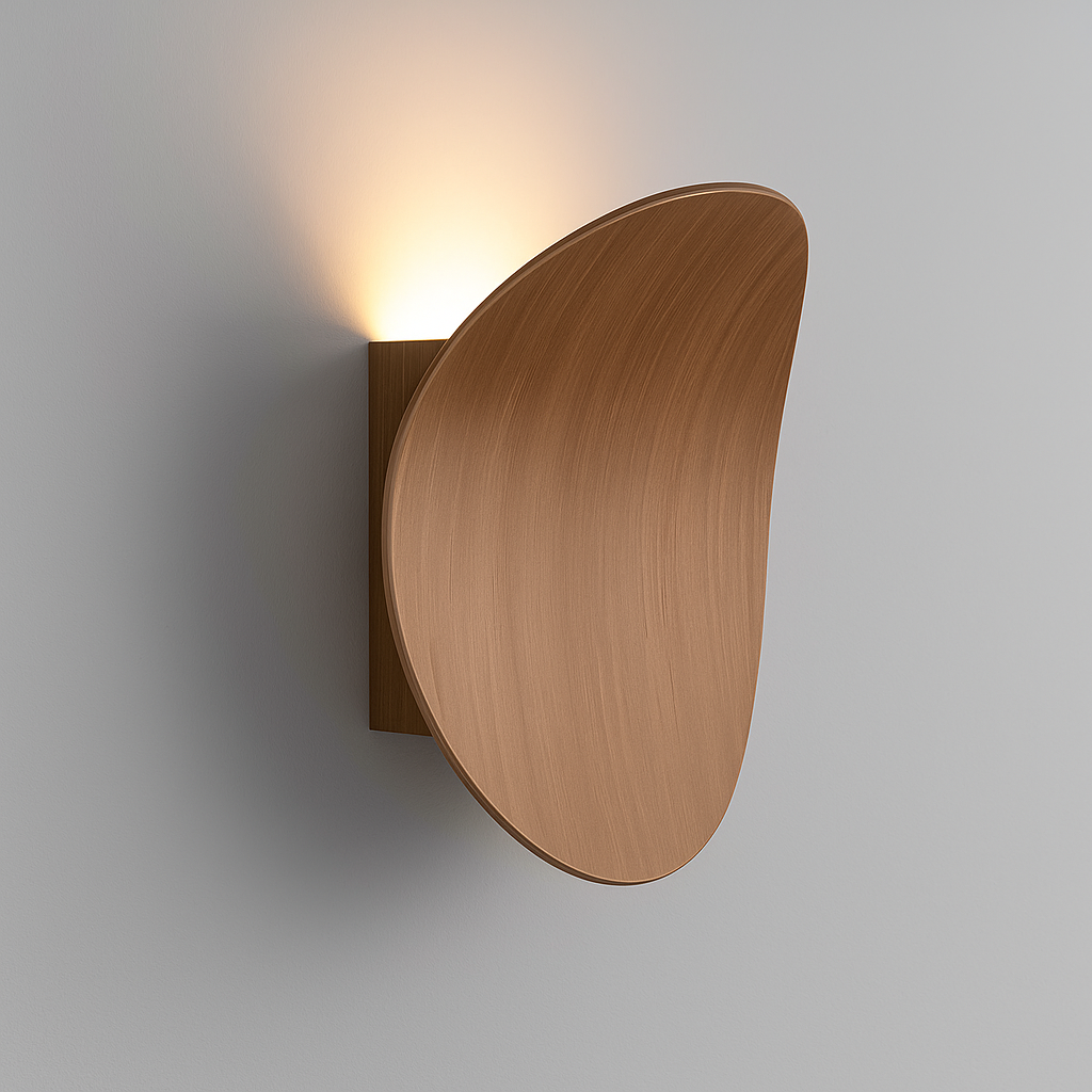 Pendu Sienne – Applique Murale Minimaliste en Teinte Terre – LED 5W – Design en Aluminium