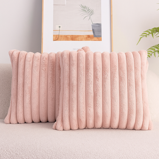 Zlina – Housse de Coussin en Velours Ultra-Doux | 45×45 cm | Élégante & Confortable