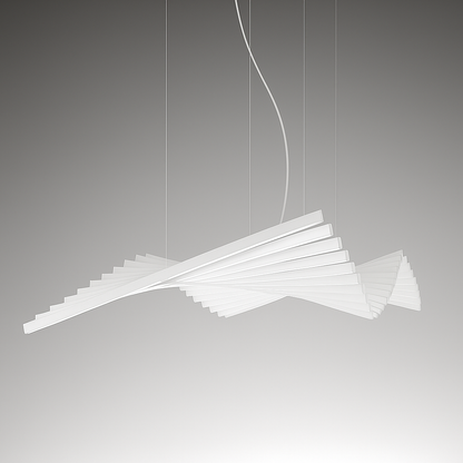 Waves – Lustre Design Rotatif | Température Réglable 2700K–6500K | Élégant & Modulable