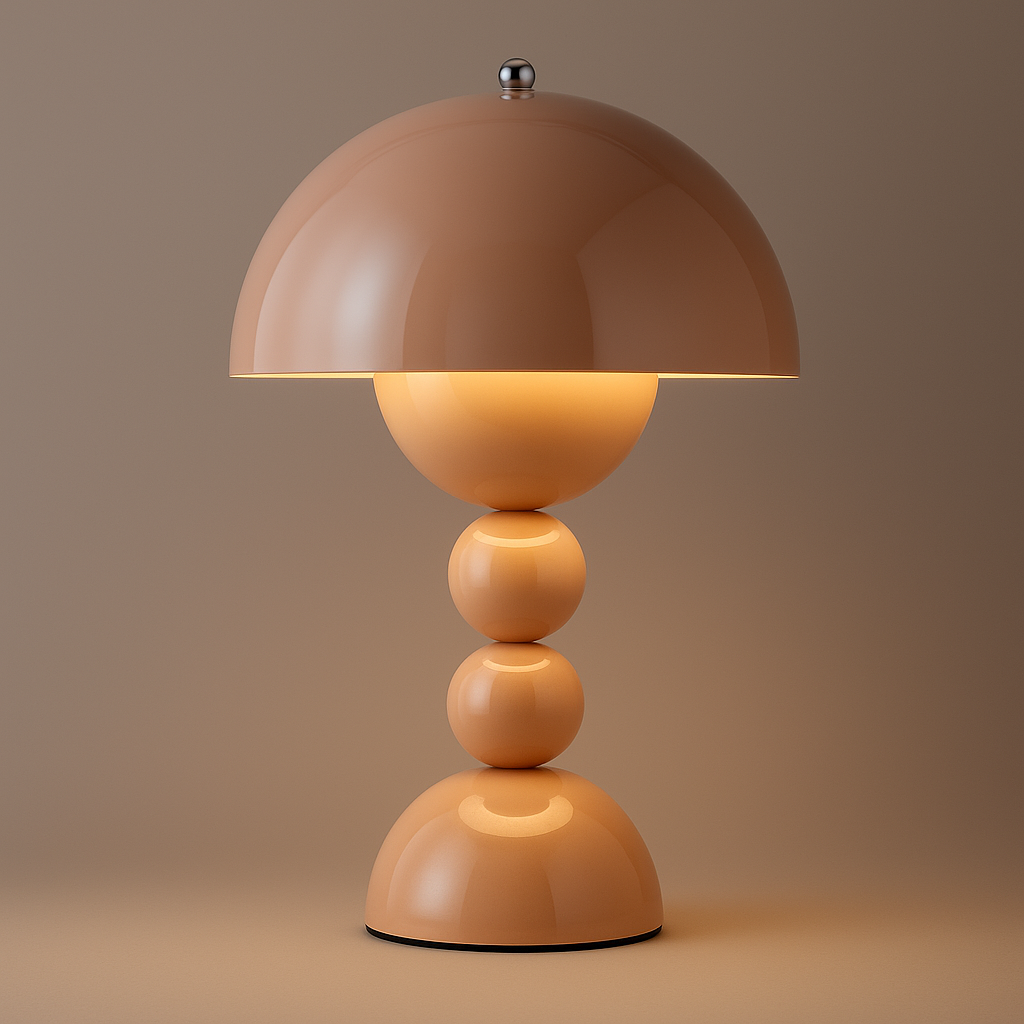 FleurGlow | Lampe de Table Portable & Polyvalente avec Design Macaron