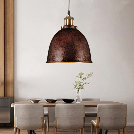 DomeLight - Suspension en fer forgé atmosphérique