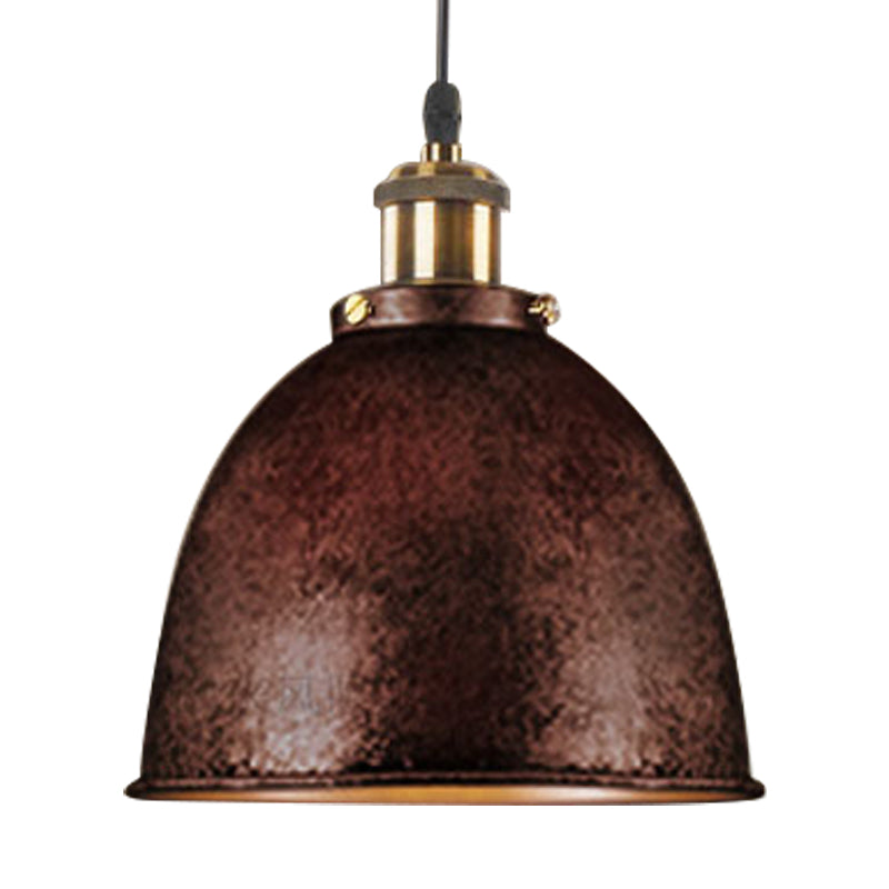 DomeLight - Suspension en fer forgé atmosphérique