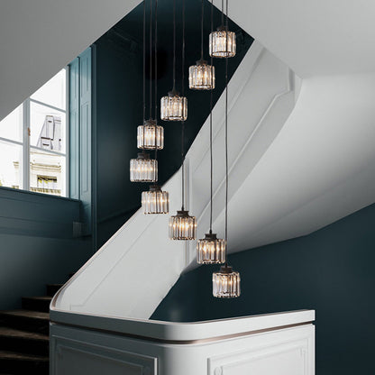 LumiDrum - Suspension en aluminium moderne