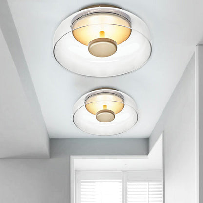 CrystalShine – Plafonnier LED élégant en verre