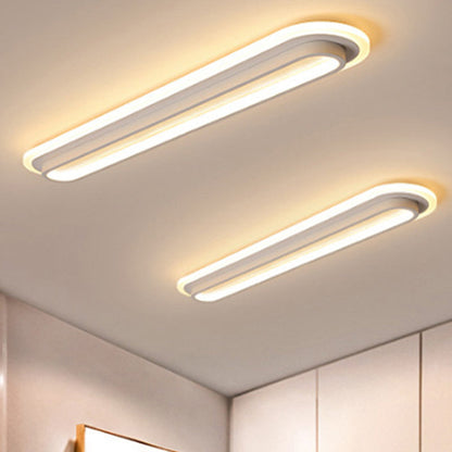 Ovaluxe – Éclairage LED ovale en noir et blanc