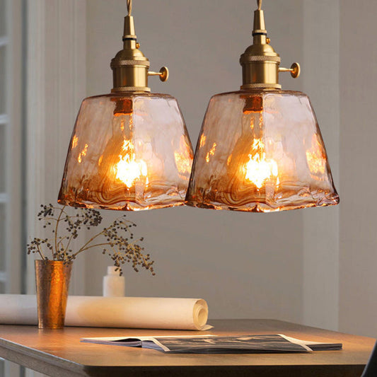 LumièreOvale – Lampe de plafond avec prismes en cristal noir