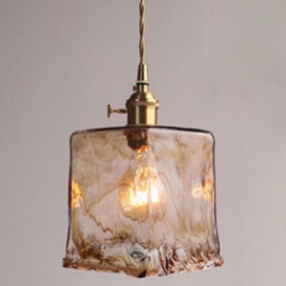 LumièreOvale – Lampe de plafond avec prismes en cristal noir