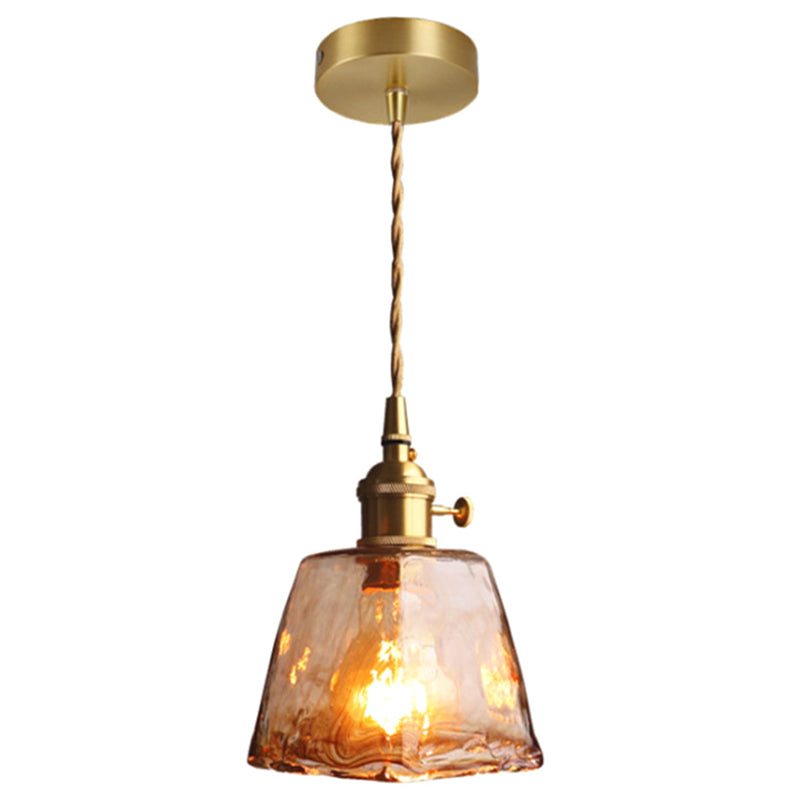 LumièreOvale – Lampe de plafond avec prismes en cristal noir