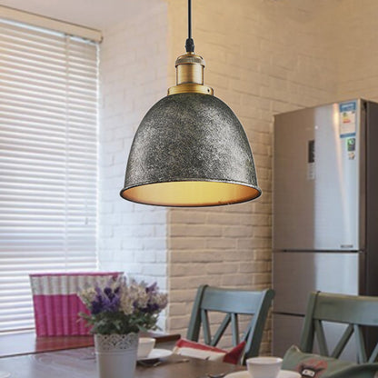 DomeLight - Suspension en fer forgé atmosphérique